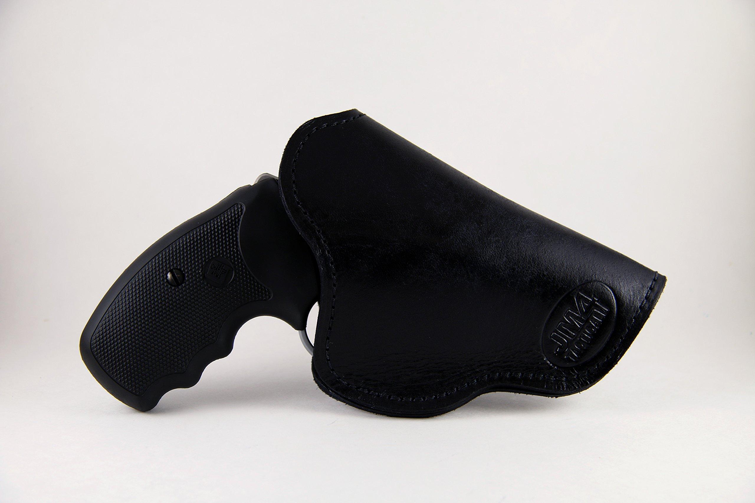 JM4 Tactical JM4 Tactical High-Ride Magnetic Gun Holster | Size J-Frame | Fits 5-Shot Revolvers with up to 2" Barrels | Ladysmith | Airweight | LCR (Black High-Ride, IWB Left Hand Draw (Inside The Waistband))