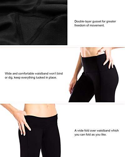 YOGIPACE Yogipace Extra Tall Women\'s Long Inseam High Waisted Barre Leggings Extra Long Yoga Leggings Workout,34\",Black,Size L