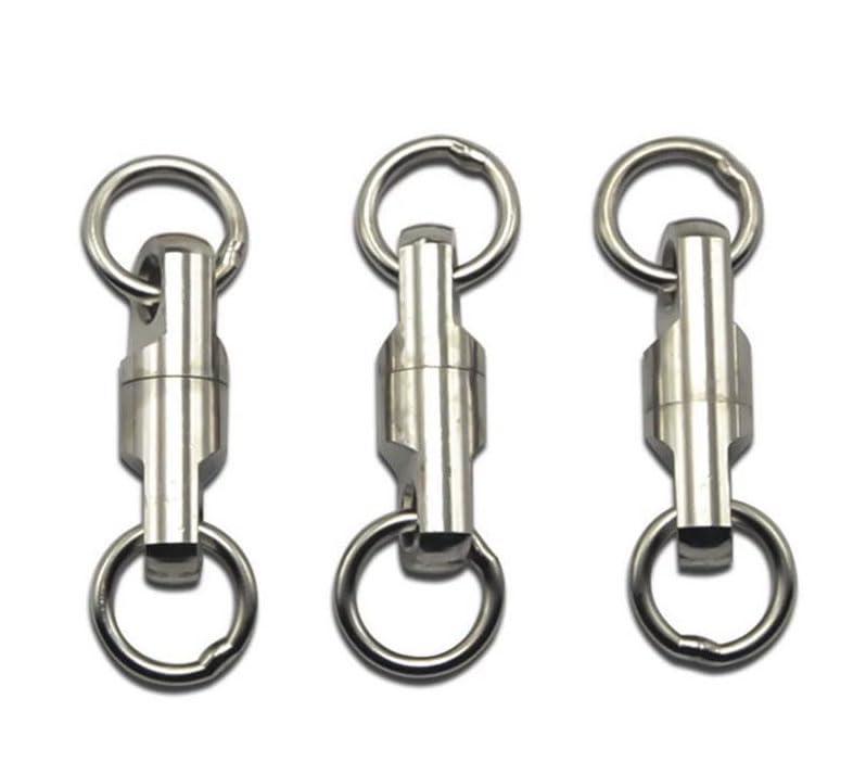 AOHRO AOHRO Pack of 20 Offshore Heavy Duty Swivels Ball Bearings Stainless Steel 100-600Lb (16.3mm 100LB 20pcs)