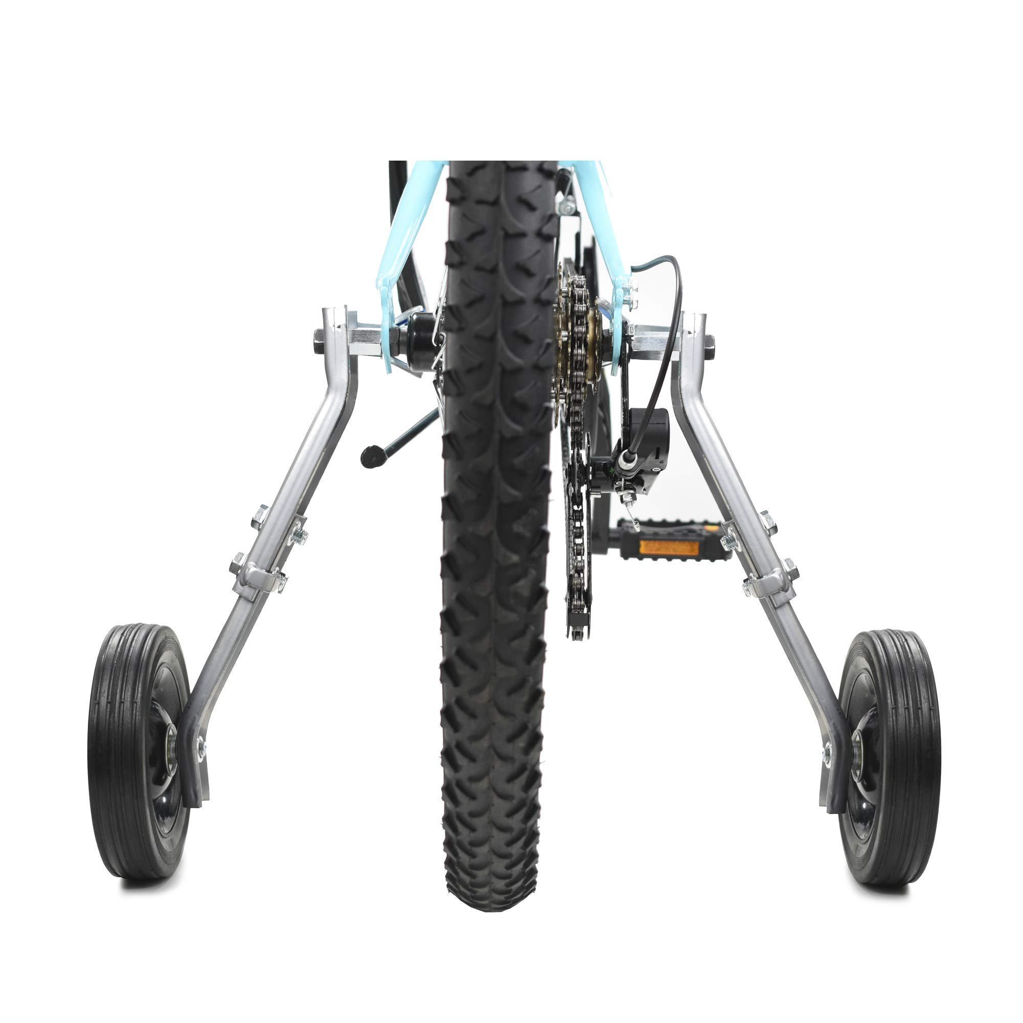 FXXX Adult Heavy-Duty Adjustable Training Wheels for 24-29 Inch Bicycles - Perfect for Safe Learning and Smooth Rides!