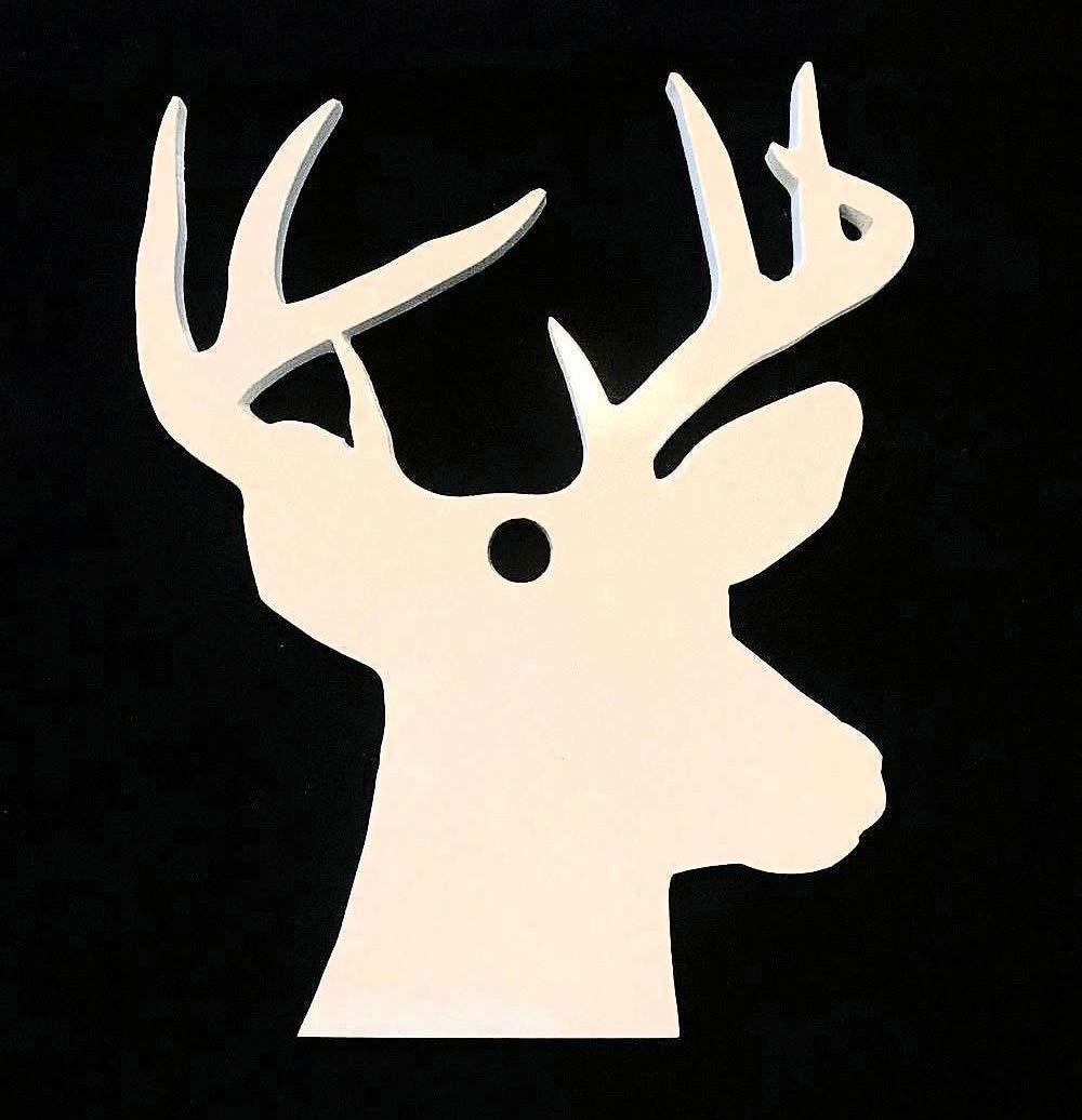 Steel Shooting Targets Magnum Target AR500 Metal Buck Deer Steel Shooting Target Range Gong 11.5in x 9.5in x 3/8\"