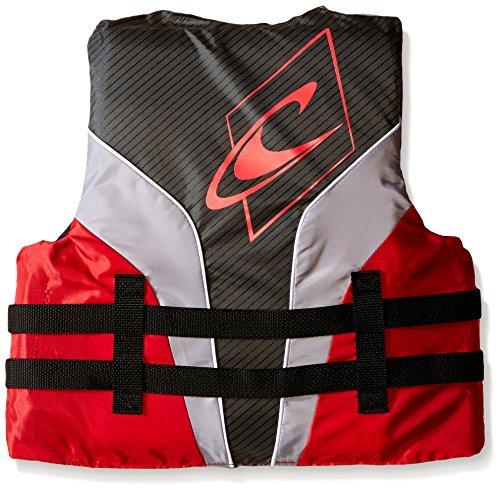 O'Neill Wetsuits O'Neill Youth SuperLite USCG Life Vest,Smoke/Graphite/Red/White,1sz