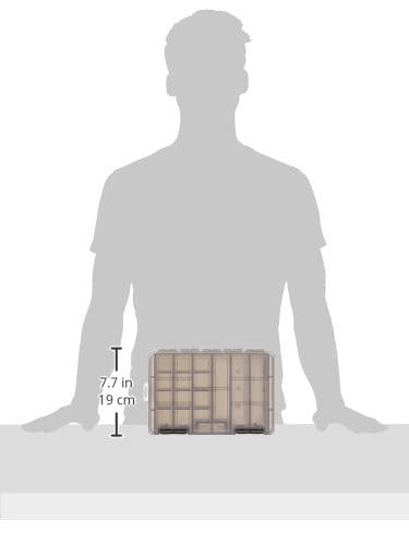 Plano Plano Two Tier Tackle Box (Medium), Transparent (4600-00)