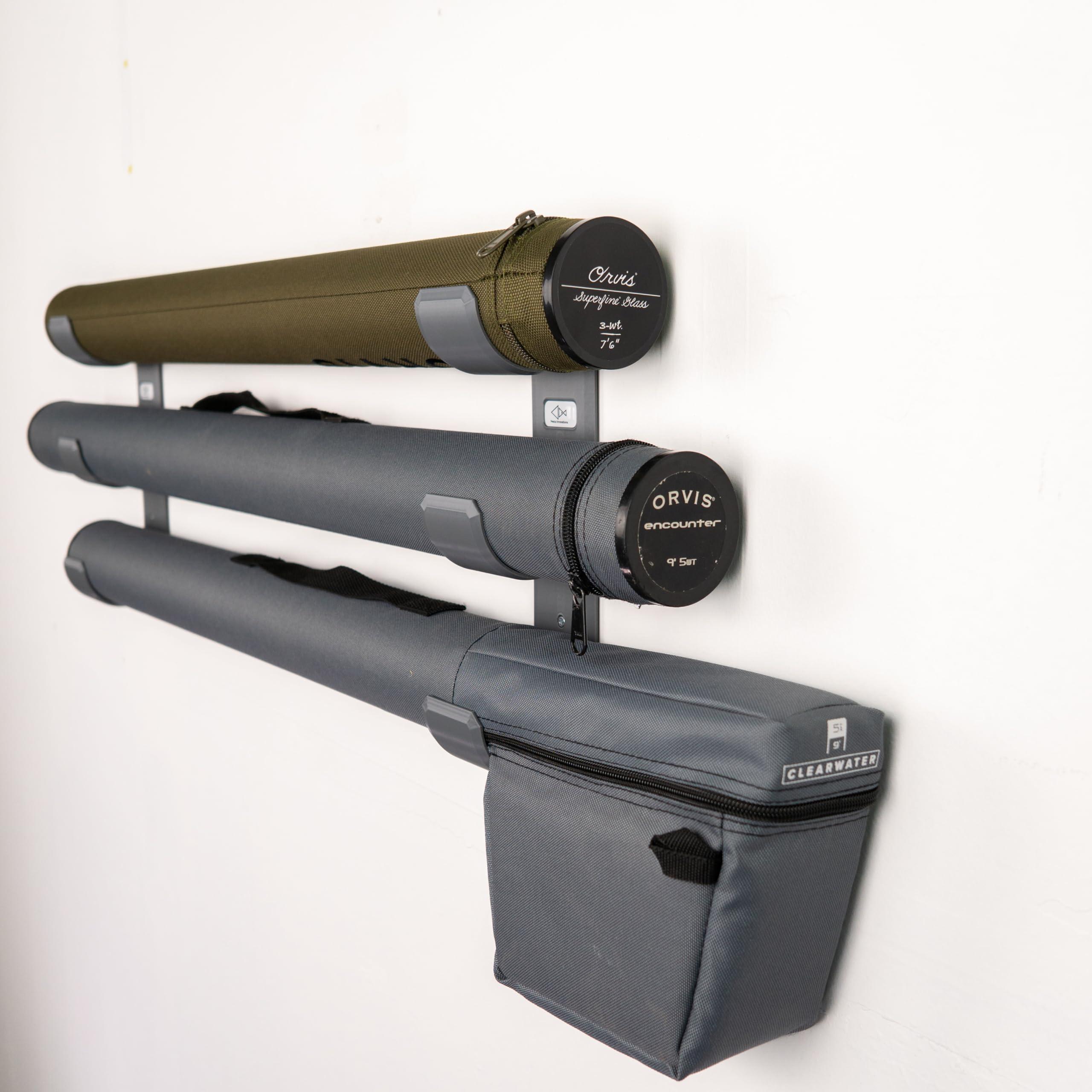 Pesca Innovations Pesca Innovations Fishing Rod Tube Holder: Triple Wall (Gray, Large (2.5"))