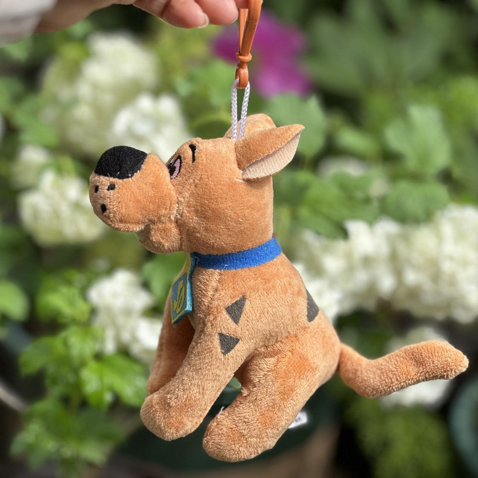 Giliger Giliger Scoooby Doo 6 Inches Plush Keychain for Bag Backpack Stuffed Animal Dog Gift Stocking Stuffers for Kids Teens