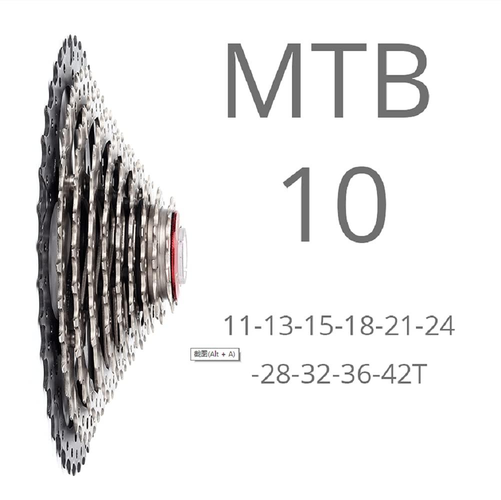 BOLANY BOLANY Bike 8/9/10 Speed Cassette 11-25T/32T/36T/40T/42T/46T/50T Fit for MTB Bike, Road Bicycle, Lightweight Freewheel, Compatible with Shimano SRAM Sunrace
