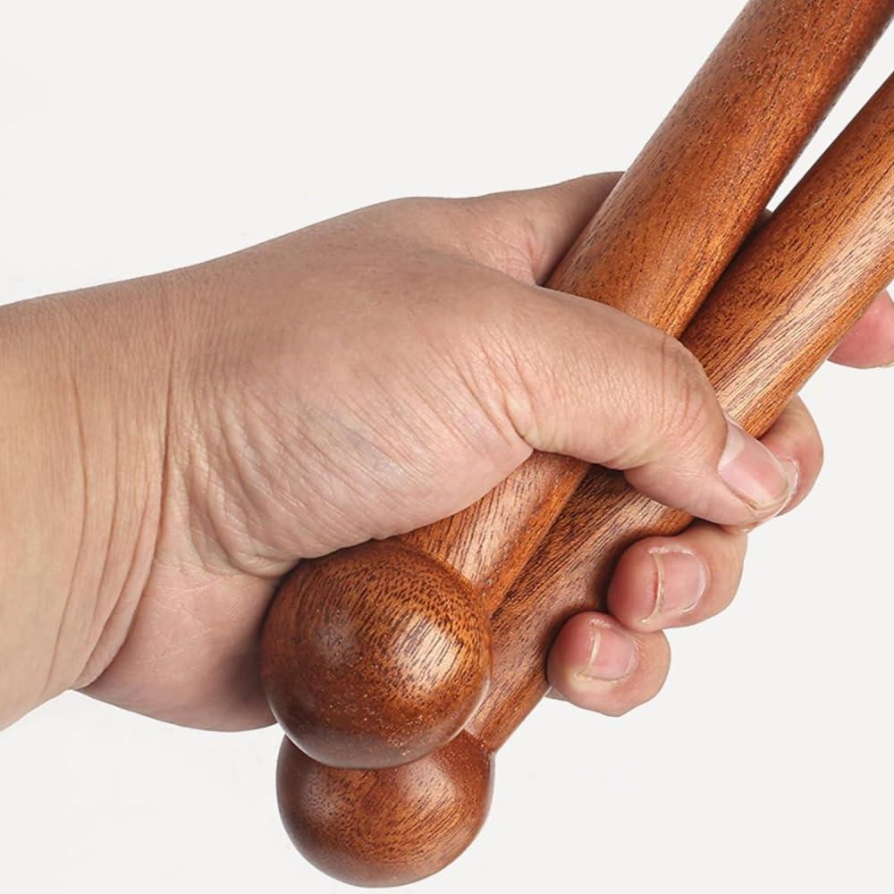 CBLdF Indian Clubs Fitness Barbell Wooden Exercise Club Improves Grip Wooden Indian Clubs Pair for Strength Training Weight Lifting Fitness/Training/Exercise Warm Up Clubbell-S