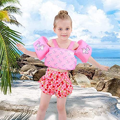 Gogokids Gogokids Kids Swim Vest, Toddler Floaties for 30-50 lbs/2-6 Years Old Girls and Boys, Float Swimwear with Shoulder Strap