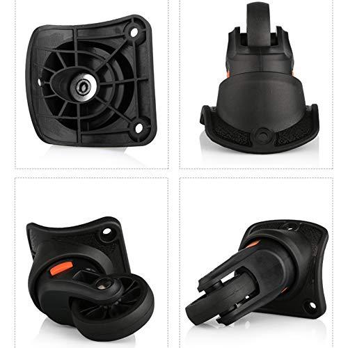 GH8 GH8 A Pair (DL-W022#) Detachable Mute Connected Spinner Wheels for Replacement Luggage Wheels Wear Silent Draw bar Box DIY