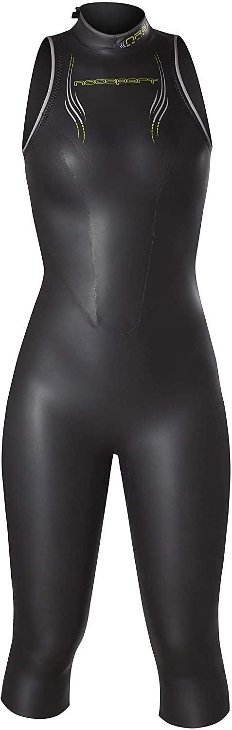 Neo-Sport NeoSport Mens Podium or Womens Jane Sleeveless Triathlon Wetsuit - 5/3mm Lightweight - Anatomical Fit for Range of Motion and Faster Transitions,6