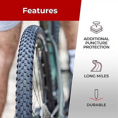 Fincci Fincci MARUDO Pair 29 x 2.10 Inch Bike Tire 52-622 Foldable Tires with 1mm Anti Puncture Proof Protection for MTB Mountain Gravel Hybrid Bike Bicycle - Pack of 2