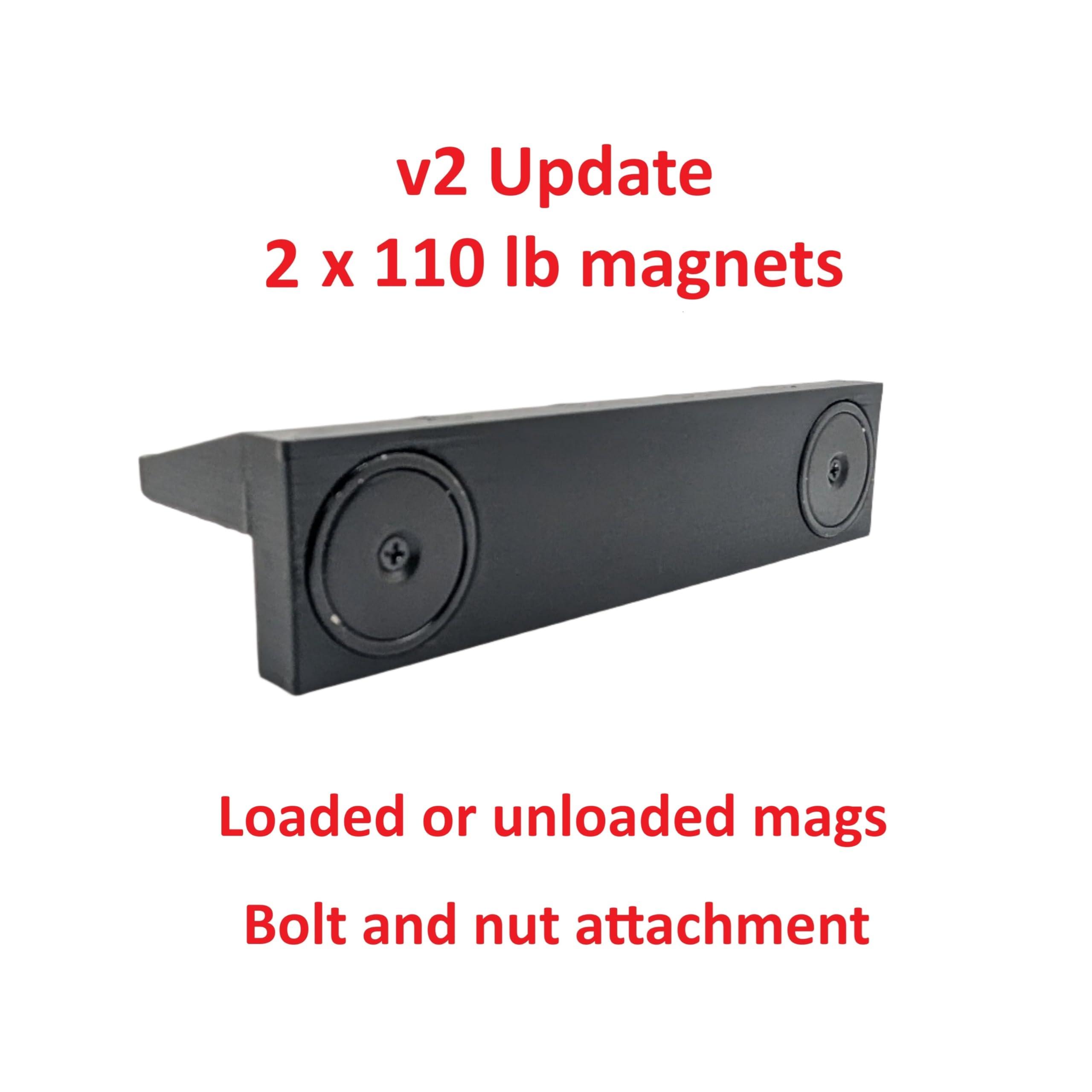 Hammy3DPrints Hammy3DPrints Mount for Ruger 10/22 22LR / 22WMR / 17HMR Mags - Magnetic/Safe | Magazine Holder Storage Rack (17HMR/22WMR)