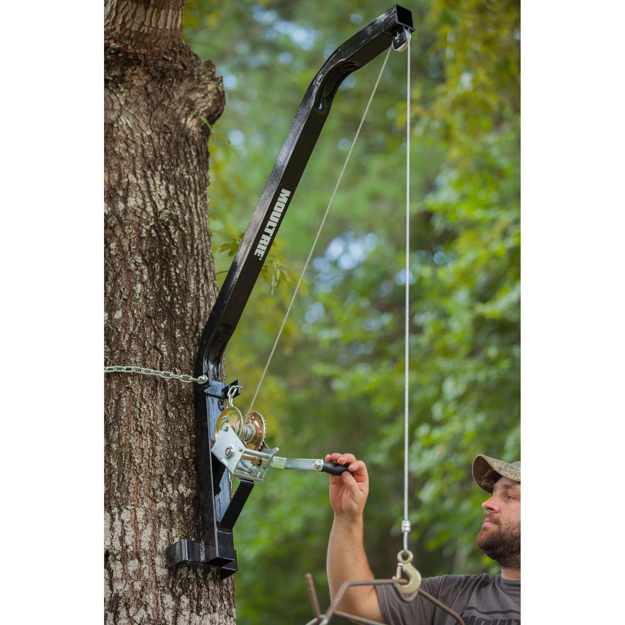 Moultrie Moultrie Hanging Feeder Hoist | Chain-and-Bracket Design | 300 lb. Capacity
