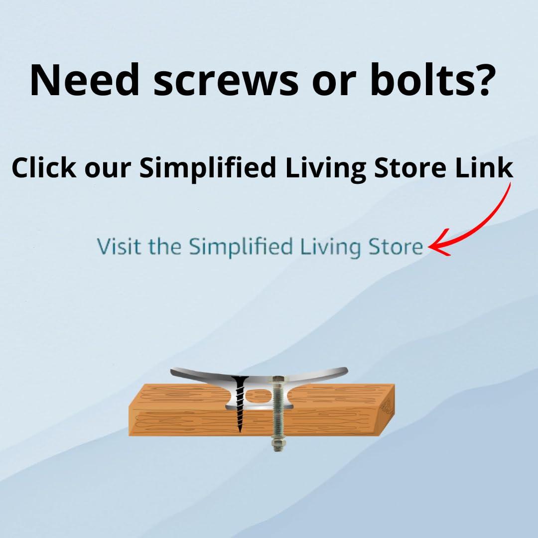 Simplified Living Simplified Living 8\" Dock Cleat, Weatherproof Galvanized Cast Iron Boat Cleat Tie Downs for Marine Pier or Decorative Nautical Maritime Dcor, 4, 8, 16 Pack