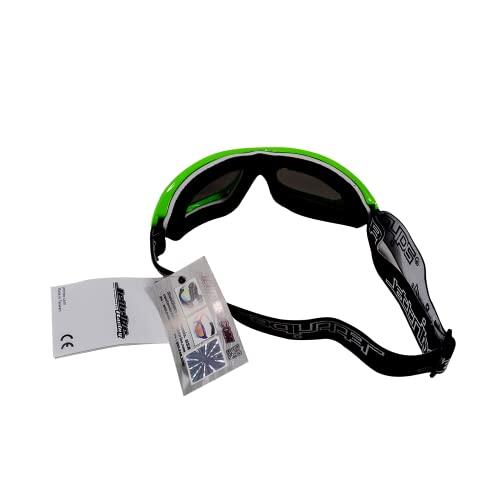 Jettribe Classic Green Neon Sunglasses Floating Water Jet Ski Goggles Sport Designed for Kite Boarding, Surfer, Kayak, Jetskiing, other water sports