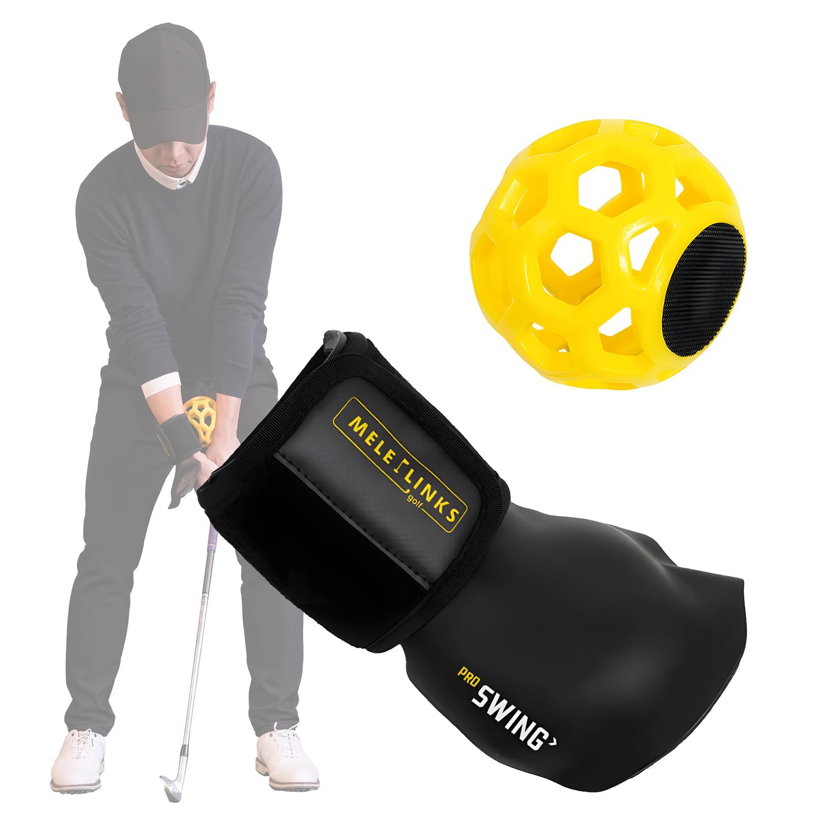 HRUIYL Golf Swing Trainer Ball, Golf Trainer Ball, Golf Training Aid, Golf Swing Trainer, Golf Grip Trainer, Golf Swing Training Aid, Golf Training Aids, Golf Swing Posture Corrector For Golf Beginners
