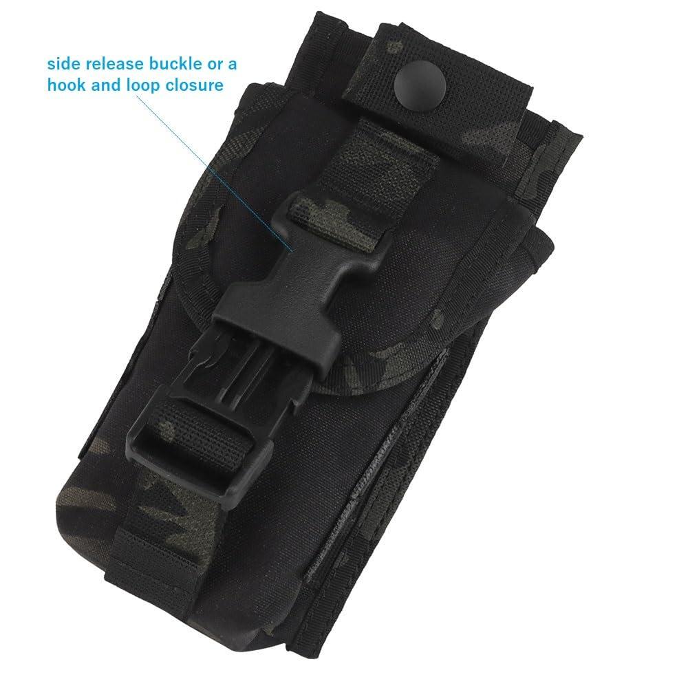 AOTUMUT MOLLE Blowout Medical Pouch,Tactical Bleeder First Aid Pouch Medical Shears Holder Empty IFAK Pouch Security Survival Gear