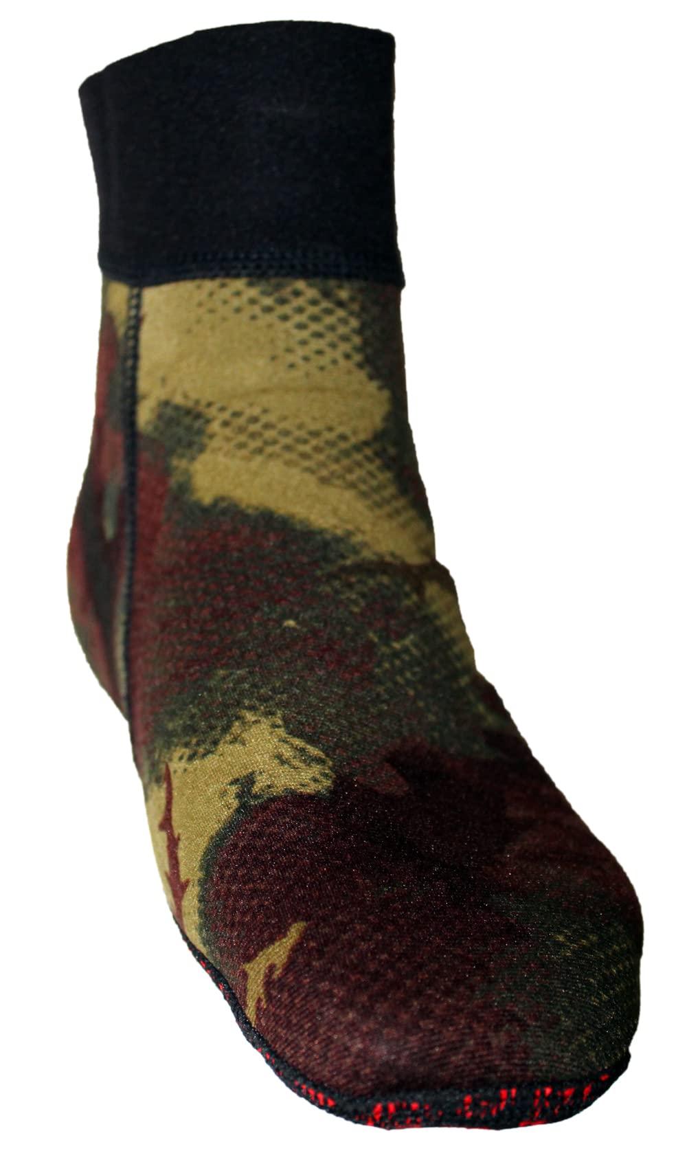 Hammerhead Spearguns Tuff Feet, 1.5 mm Half Booties, Camo Green (XX-Large)