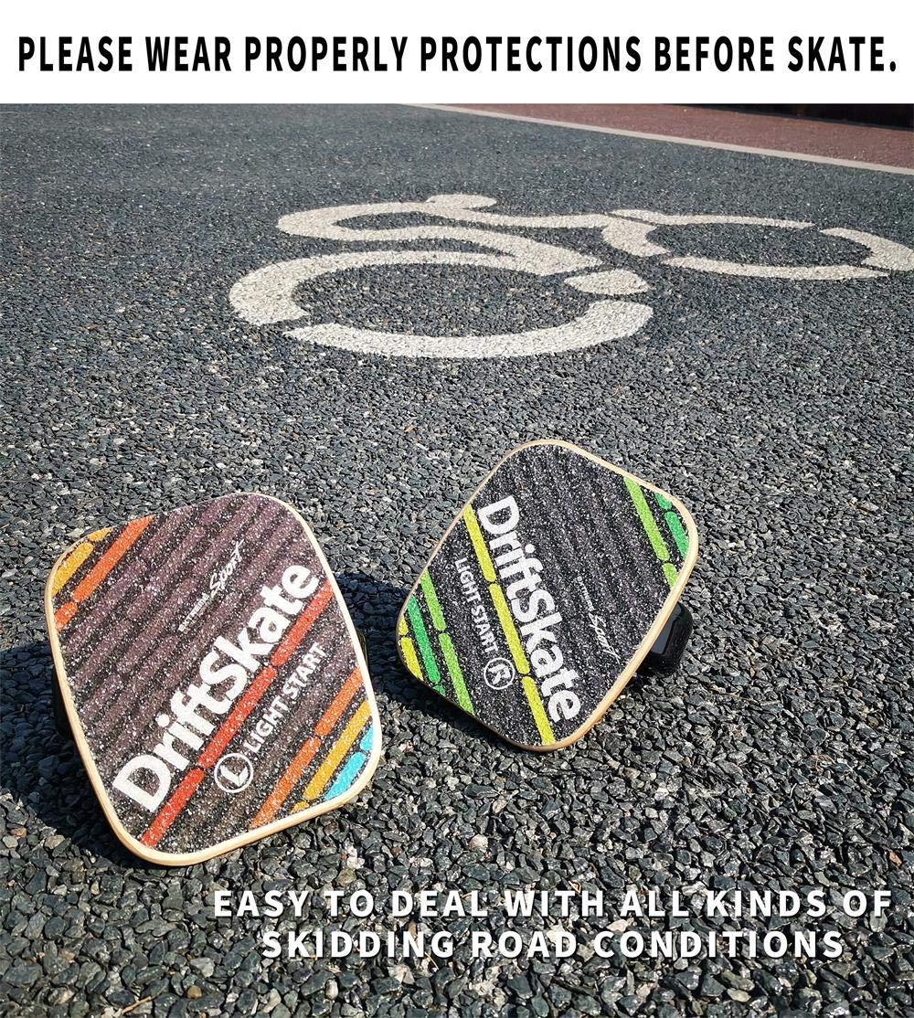 EASY BIG EASY BIG Thrilling Outdoor Freeline Skates with Drift Plate - Smooth and Durable PU Wheels and ABEC-9 Bearings - Enjoy Skating Fun and Challenge Your Limits