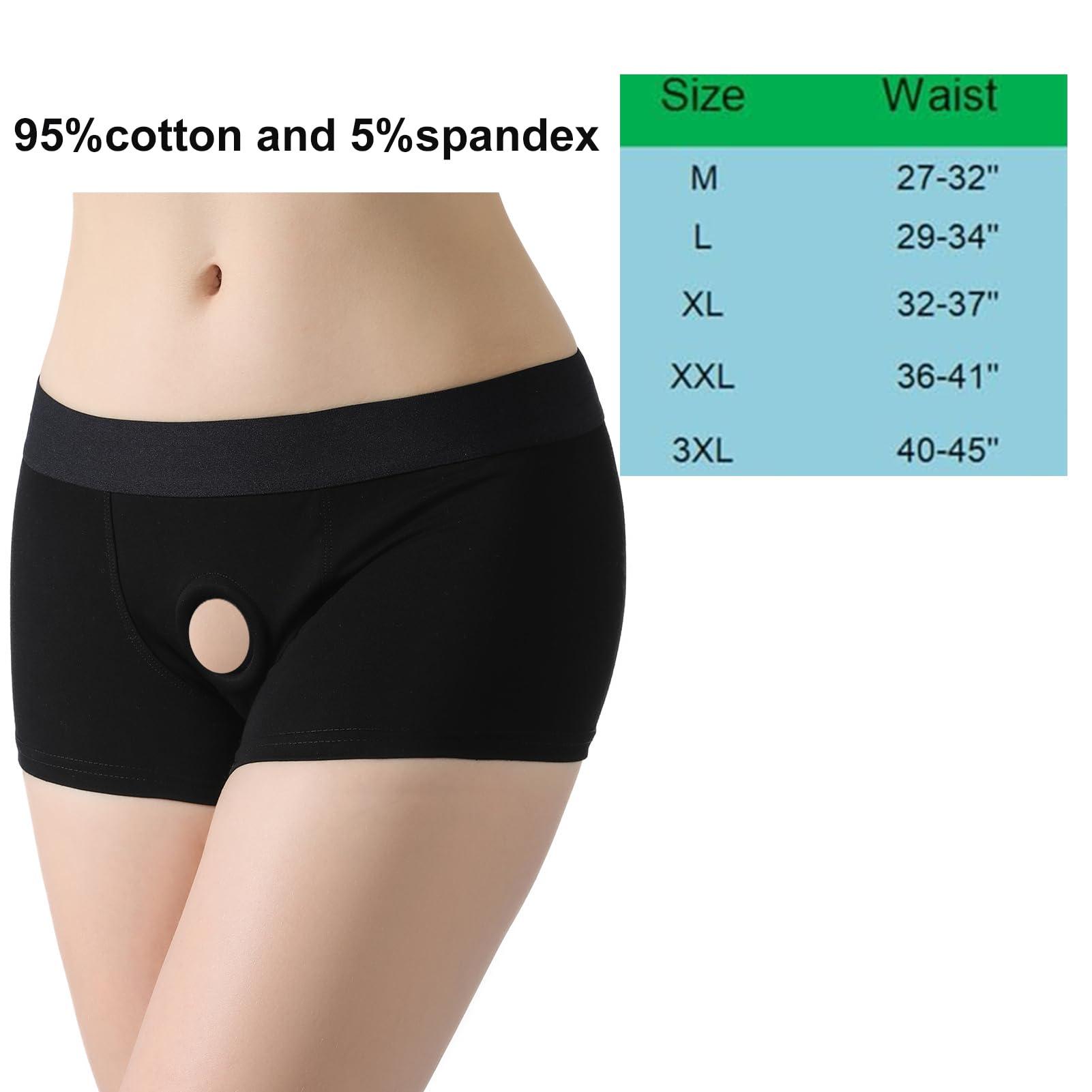 Hilariouslove Strap On Underwear Harness Strapon Boxers