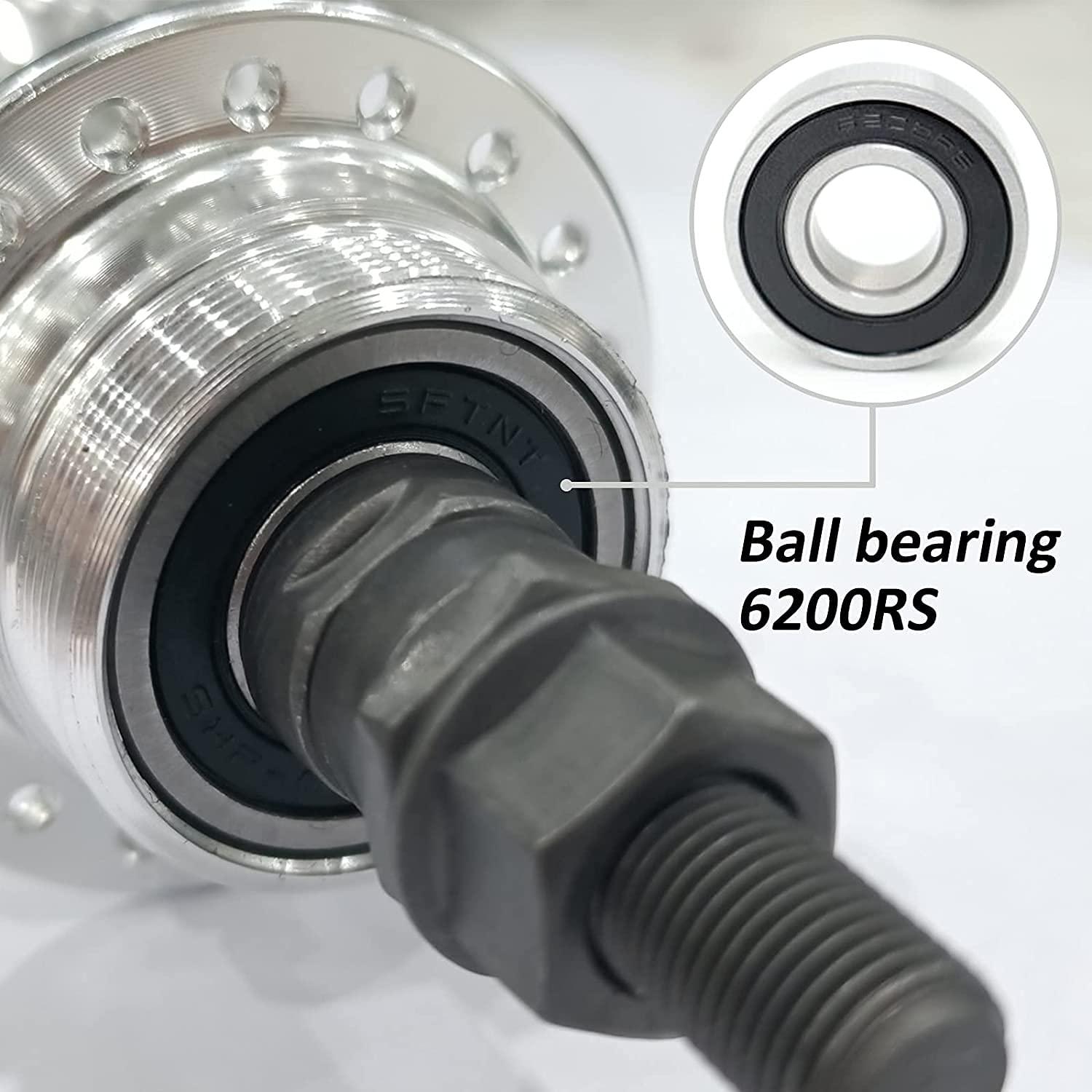 DONSP1986 DONSP1986 Bicycle Wheel Part Bicycle Rear Hub 36 Hole,Rear Width 135mm,Alloy Alum Bike Hub Single Thread