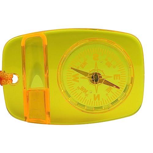 Skywalker Skywalker Lanyard Compass with Safety Whistle (Yellow)