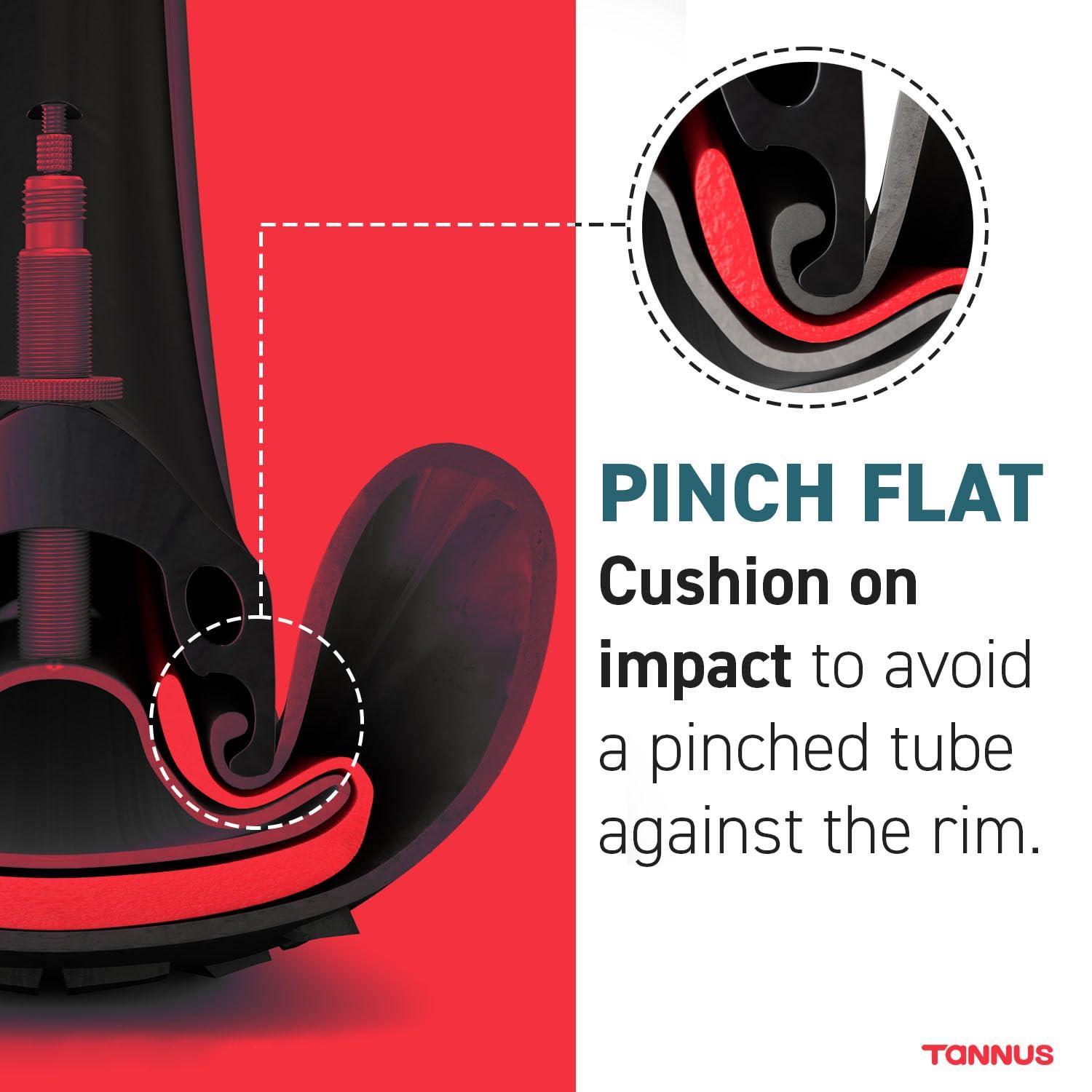 Tannus Tannus Armour Tire Insert, No Flat Bicycle Tire Insert, Puncture Proof Bike Tube Protector, Stops Flats from Thorns and Goatheads (29\" x 2.6-3.0\")