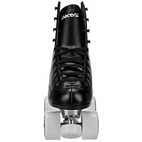 Pacer Pacer Stratos Traditional Quad Roller Skates, Black sz 7