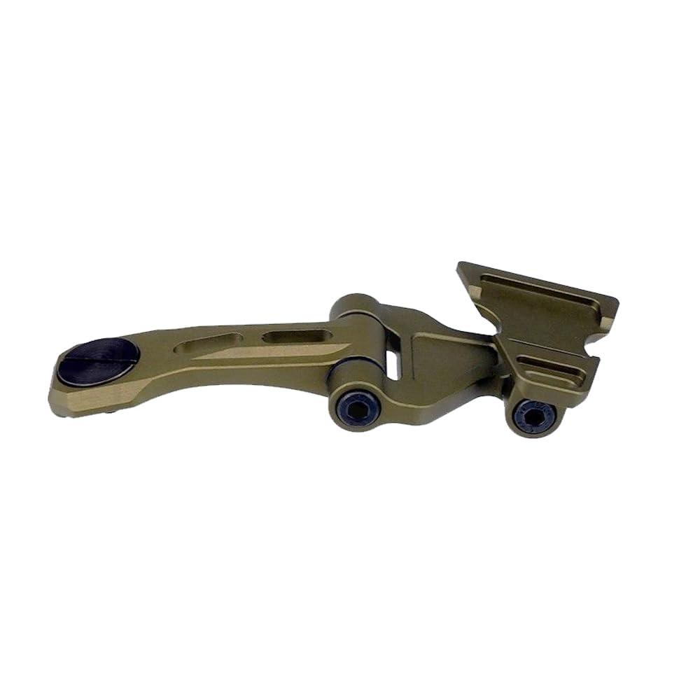 ZTFSETD All-Metal J-arm Night Vision NVG Mount for AN/PVS-14 Monocular, with Rotating Knuckle for Attachment to Helmets, Tan