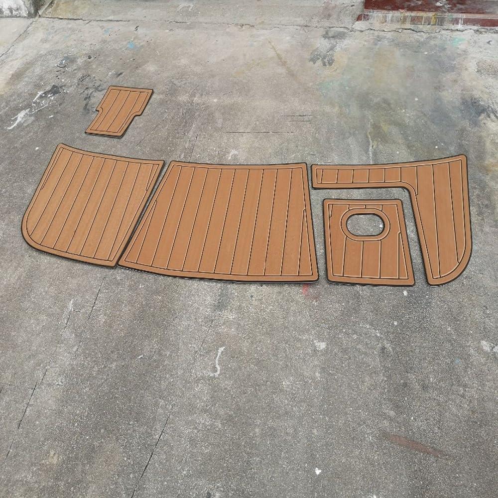 Zomanon Zomanon Boat EVA Faux Teak Decking Floor Compatible with 2001 Four Winns 248 Vista Swim Platform Boat EVA Faux Foam Teak Deck Floor Pad