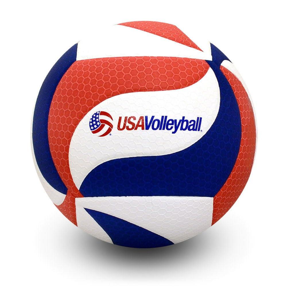 Molten Molten FLISTATEC Volleyball - Official Volleyball of USA Volleyball, Red/White/Blue