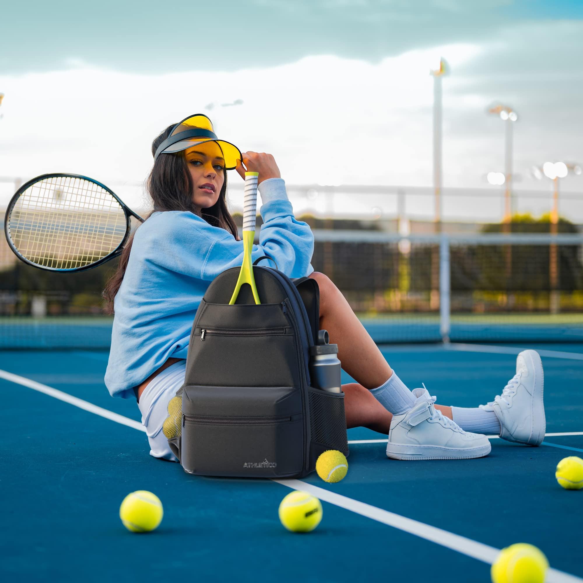 Athletico Athletico Compact City Tennis Backpack (Black)