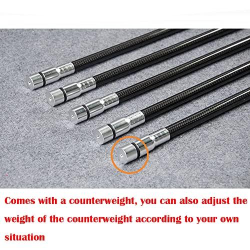 HNZMDY HNZMDY 30\" 10\" 4\" Archery Bow Stabilizer Set Carbon Fiber Balance Bar Stabilizer for Recurve Bow and Compound Bow Hunting Shooting (Bow stabilizer Set)