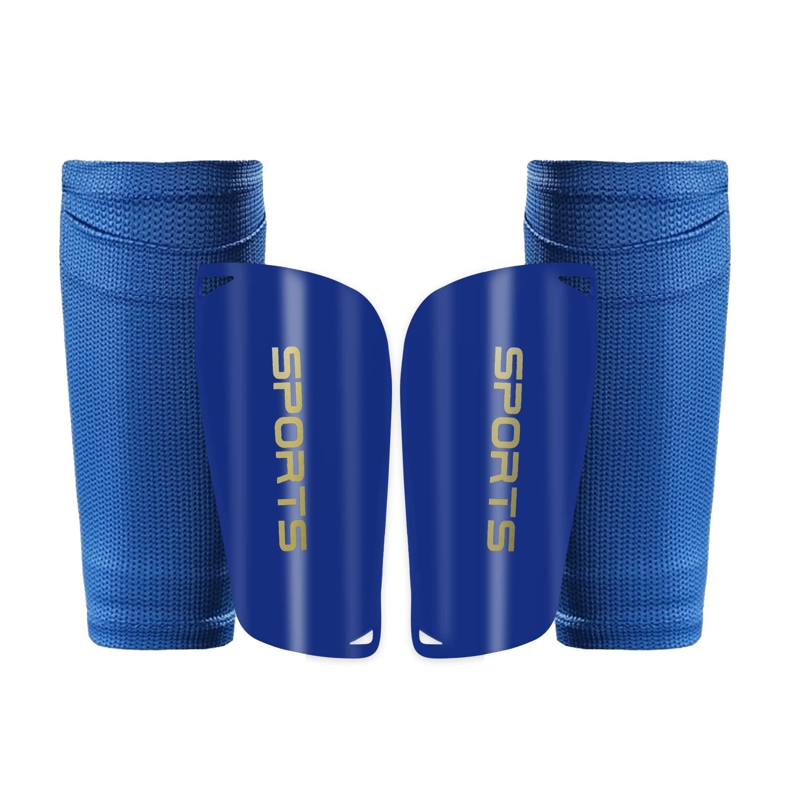 AIMISICAR AIMISICAR Kids Youth Soccer Shin Guards, Shin Pads and Shin Guard Sleeves for 3-15 Years Old Boys and Girls for Football Games, EVA Cushion Protection Reduce Shocks and Injuries