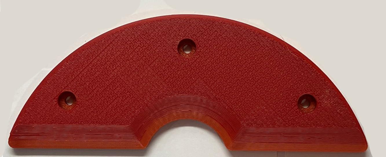 Century Skate Shop Century Tail Bone Style Skateboard Skid Plate, 6.0 inch (Red)