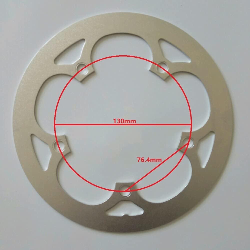 MYEEI MYEEI 130 BCD 53T Bicycle Chain Protector 130 BCD 50T 52T 53T 56T 60T Wheel Guard Protect Chainring Cover Bike Chain Protector Folding Bike Chainring Cover Road Bicycle (Color : 44T)