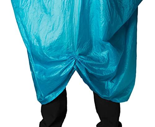 Sea to Summit Sea to Summit Ultra-SIL Nano Tarp Poncho 4-in-1 Raincoat, Pack Cover, Groundsheet, and Shelter, Pacific Blue