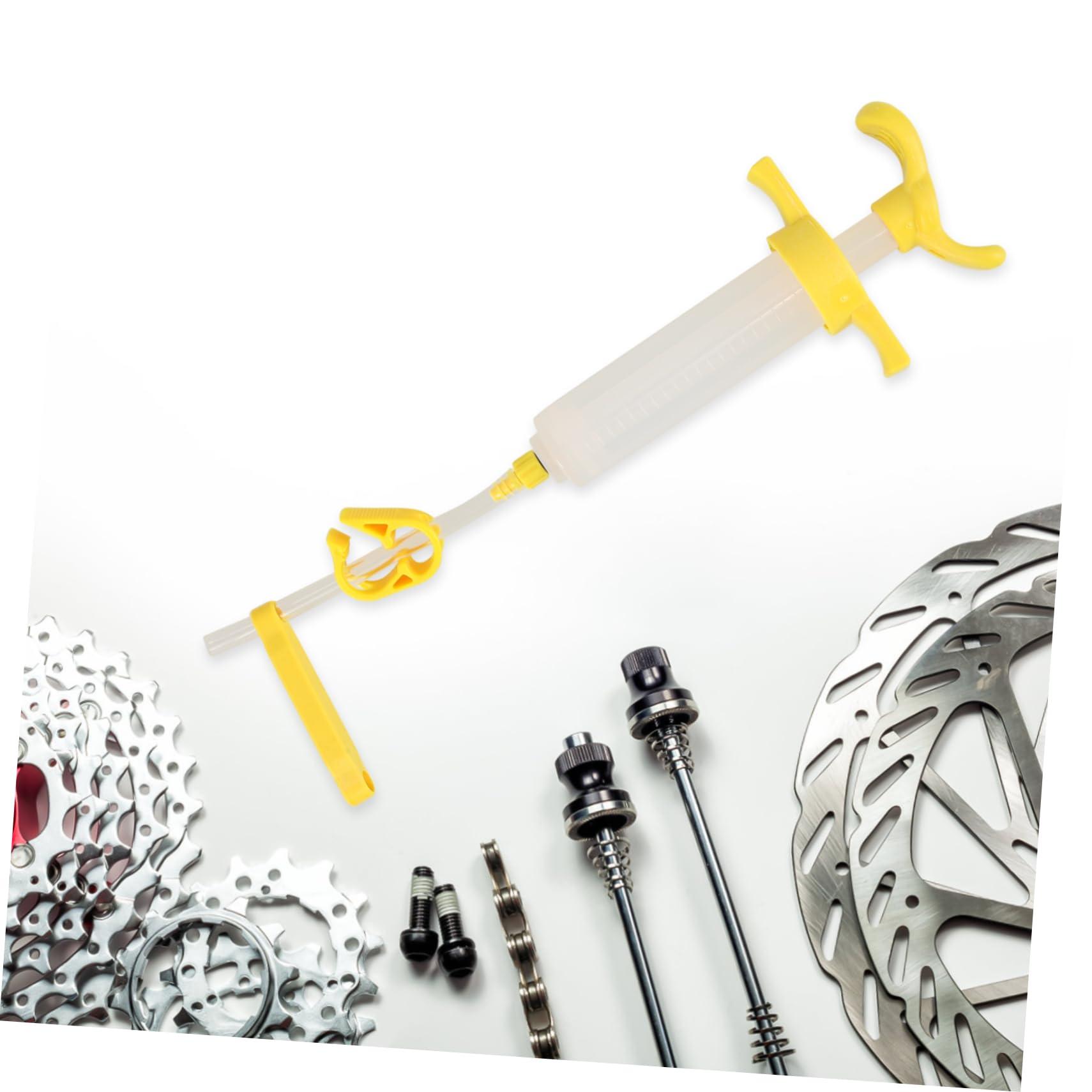 BESPORTBLE BESPORTBLE 1 Set Oil Pan Oil Change Tool Air Bike Mineral Bicycle Brake Bleeding Tools Bike Brake Oiling Tools Bicycle Brake Bleed Kit Disc Brake Bleed Tools Bike Bleed Kit Plastic