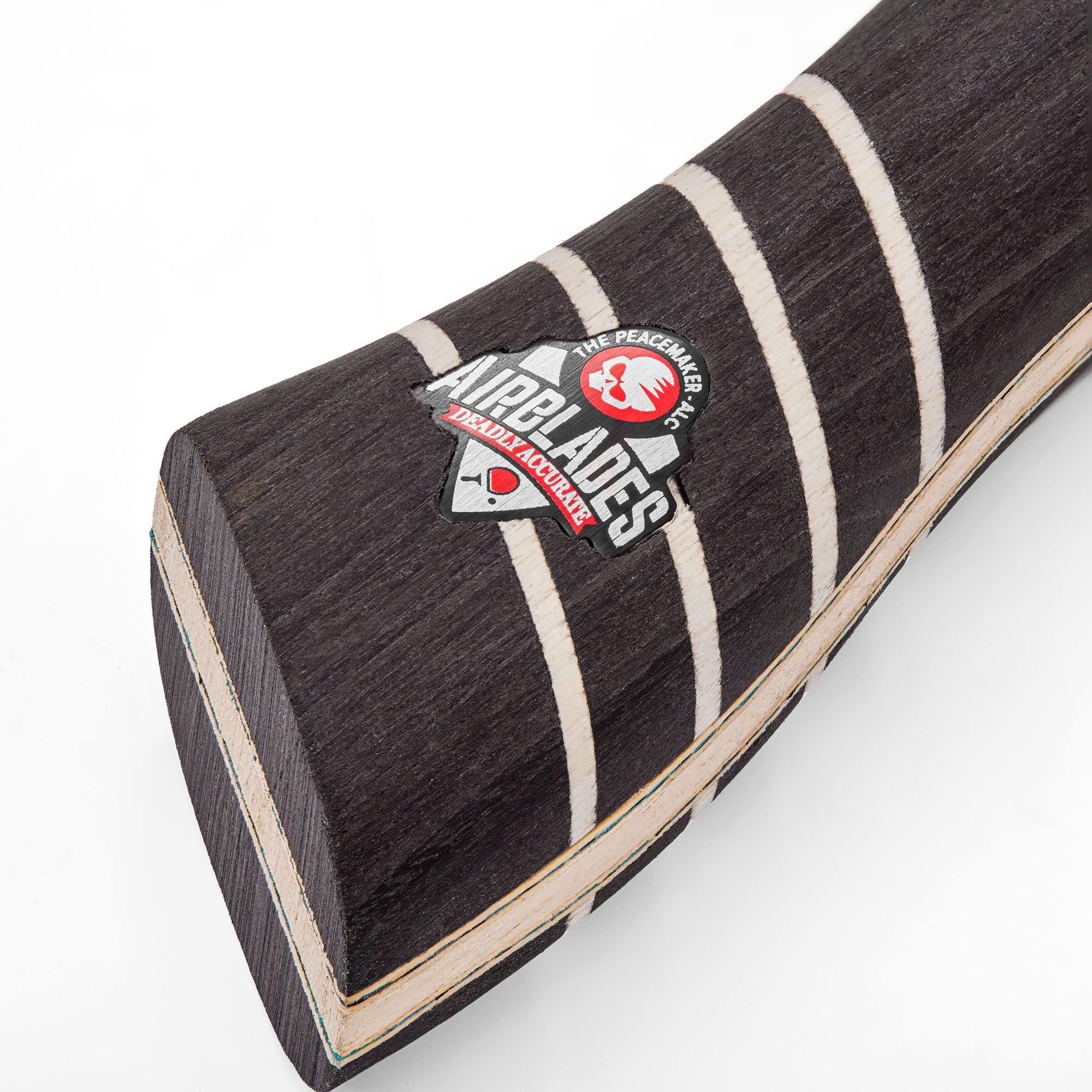 AirBlades AirBlades The Peace Maker ALC - Professional Ping Pong Paddle - Carbon Fiber Table Tennis Racket Producing Maximum Spin & Control for All Levels - Hard Carry Case & Ergonomic Handle.