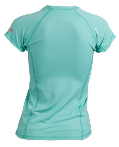 Rip Curl Rip Curl Sunset Beach Cap Sleeve Rash Guard Shirt, Small, Ice Green