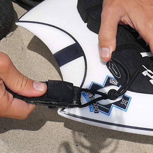 Ho Stevie! Ho Stevie! Leash String Loop Cord for Surfboard, Longboard and SUP (Black) 5-Pack