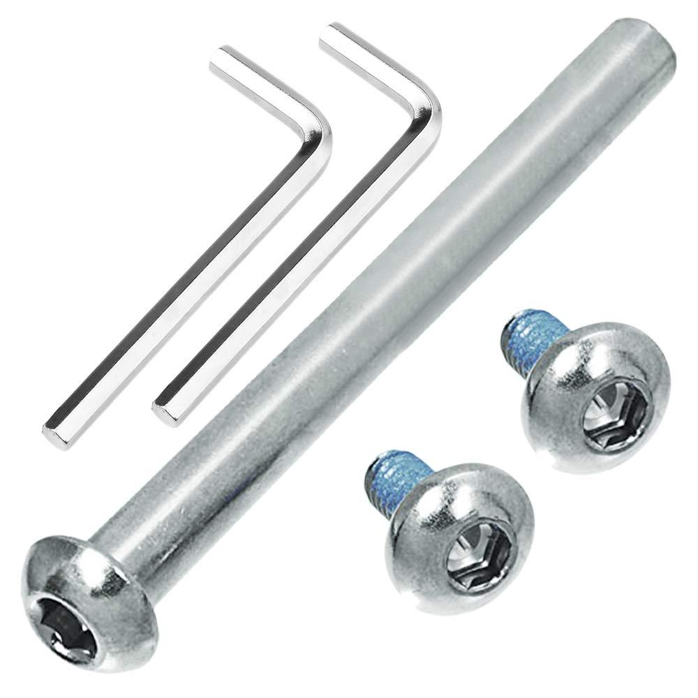 OTFAITP OTFAITP Hex Lock Male and Female Scooter Parts Axle Front Rear Allen M8 Screws for 2-3-4-Wheel Kid Scoote Furniture Wheelchair Kick Scooters Pull-Along Wagons Inline Skates Axles Repair (86)