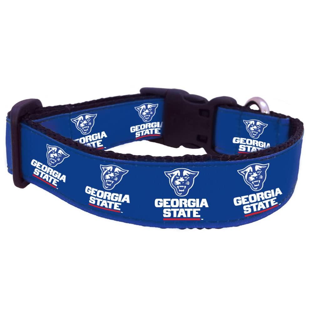 Pro Sport Brand College Dog Collar (Medium, Georgia State)