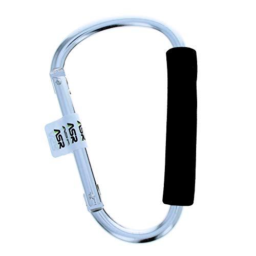 ASR Outdoor ASR Outdoor Jumbo 6.5 Inch Grip Carabiner - Silver