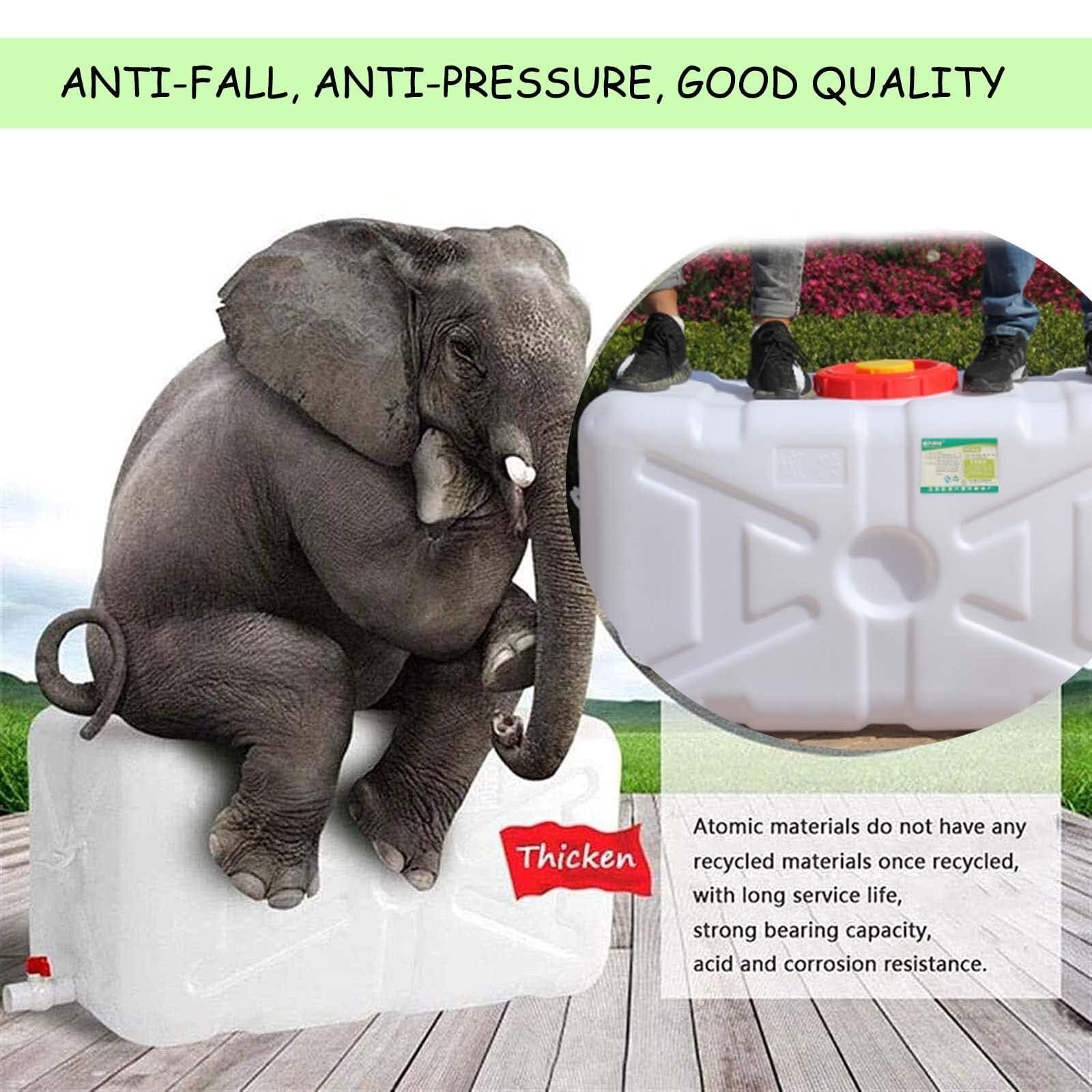 YXCUIDP YXCUIDP Outdoor Water Tank,Thick Plastic Food Grade Water Container Water Storage Containers with Faucet, Agricultural Construction Watering Camping & Hiking Water Storage(25L)