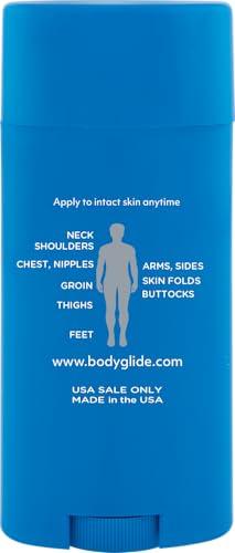 BodyGlide Body Glide Original Anti Chafe Balm | Anti Chafing Stick | Prevent Arm, Chest, Butt, Thigh, Ball Chafing & Irritation | Trusted Skin Protection Since 1996 |2.5oz