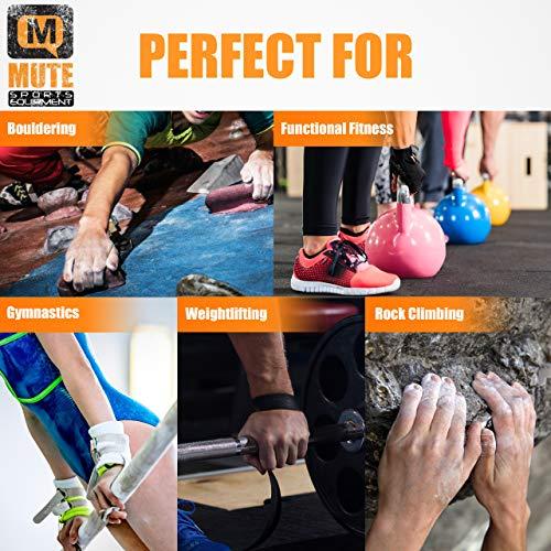 MUTE MUTE | Athletic Gym Chalk - Increase Grip Strength - for Bouldering, Rock Climbing, Gymnastics, Functional Fitness, Weight-Lifting - Non-Toxic, Non-Staining Magnesium Carbonate - 2 oz Blocks (3 Pack)
