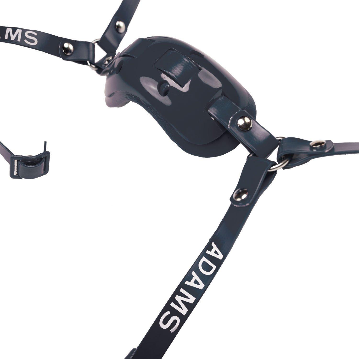 ADAMS ADAMS USA 50-4D 4-Point High Hook Up Football Chinstrap, Navy