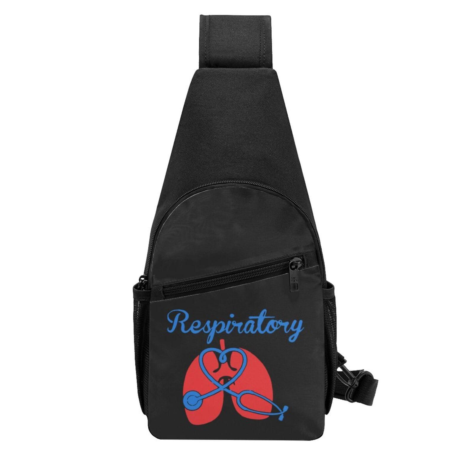 Ioedthbj Respiratory Therapist Stethoscope Adjustable Fanny Pack Waist Bag For Travel Sports