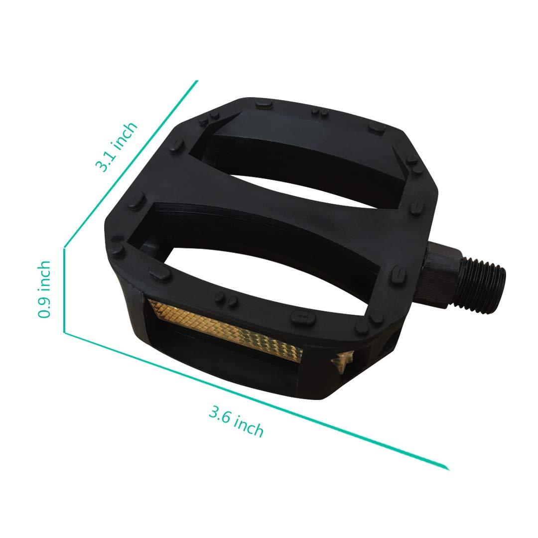 N3od3er N3od3er Kids Bike Pedals 1/2-Inch Kids Small Pedals Resin for 12 14 Kids Bike